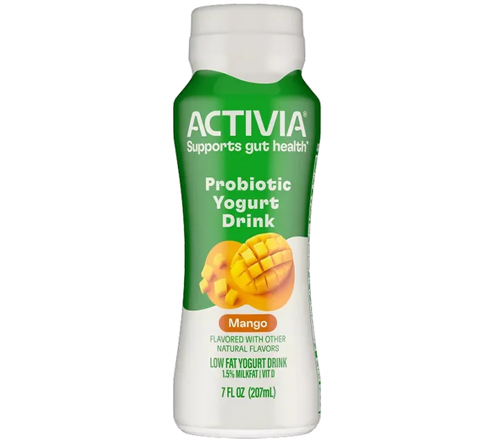 Activia Probiotic Dairy Drink, Mango, 7oz