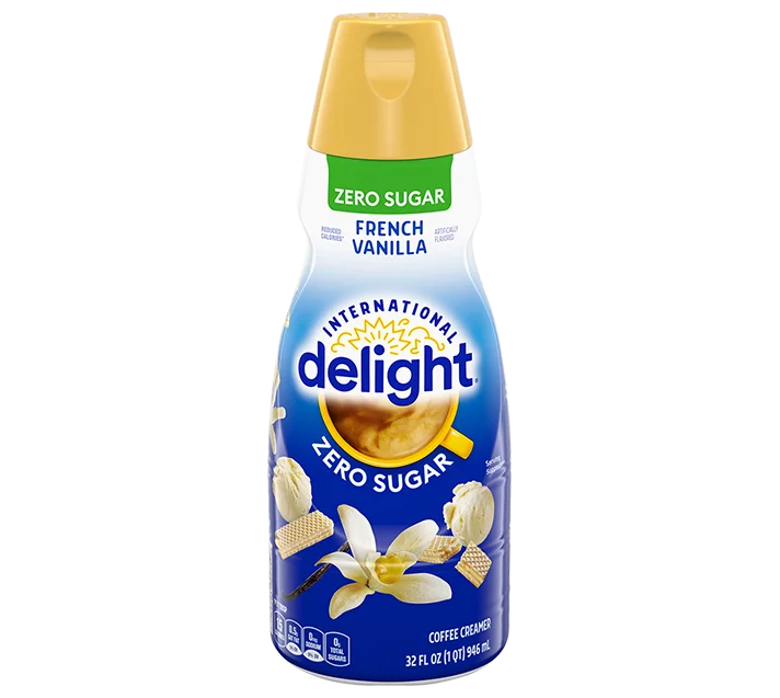 International Delight Coffee Creamer Zero Sugar French Vanilla, 32oz