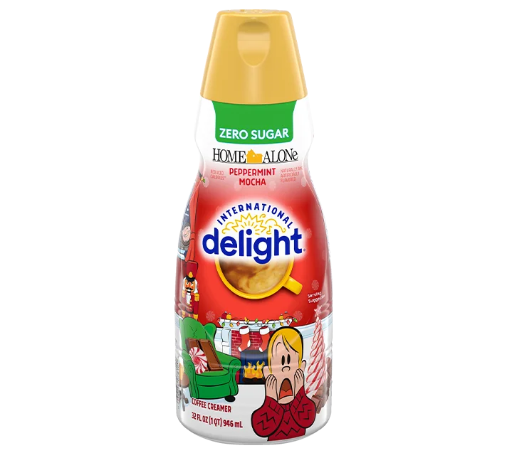 International Delight Coffee Creamer Zero Sugar Peppermint Mocha, 32oz