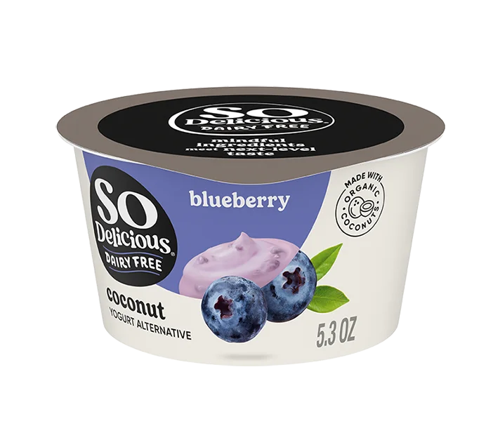 So Delicious Dairy-Free Coconutmilk Yogurt Alternative, Blueberry, 5.3oz