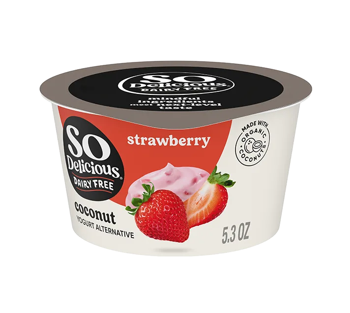So Delicious Dairy-Free Coconutmilk Yogurt Alternative, Strawberry, 5.3oz