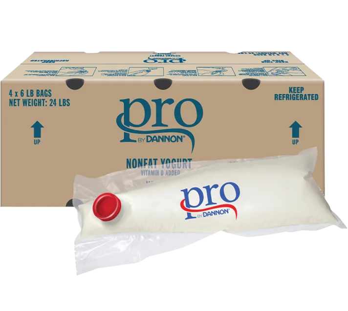 Dannon® Wholesale Bulk Yogurt | Vanilla Pro Bag in Box