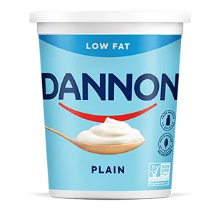 Dannon Lowfat Yogurt, Plain, 32oz