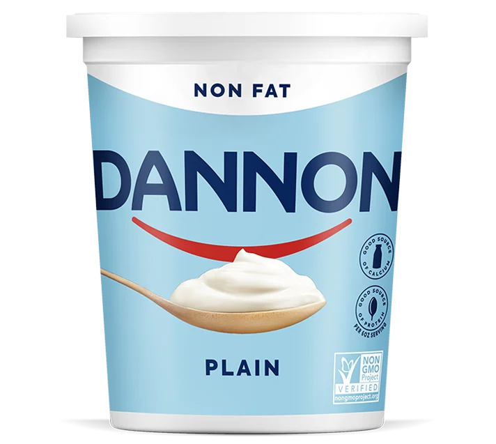 Dannon® Nonfat Yogurt | Plain 32oz Wholesale