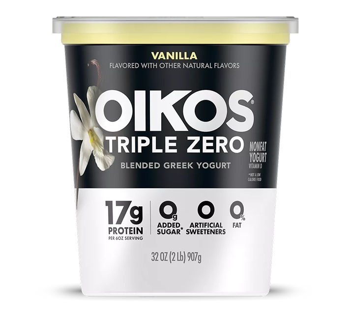 Oikos Triple Zero Yogurt, Vanilla 32oz