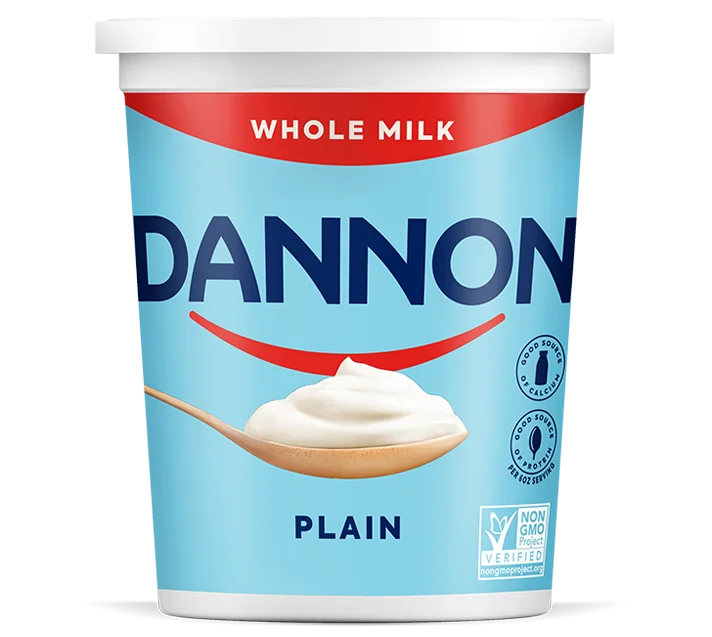 Dannon® Whole Milk Yogurt | Plain 32oz Wholesale