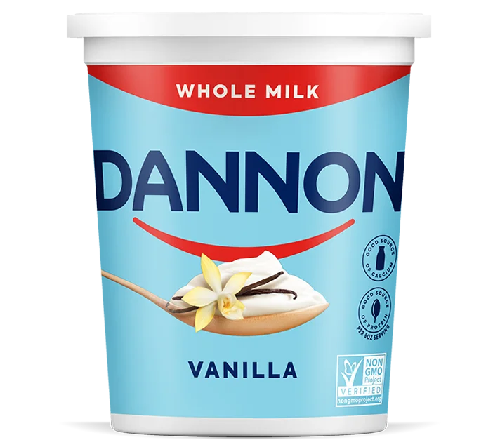 Dannon® Whole Milk Yogurt | Vanilla 32oz Wholesale