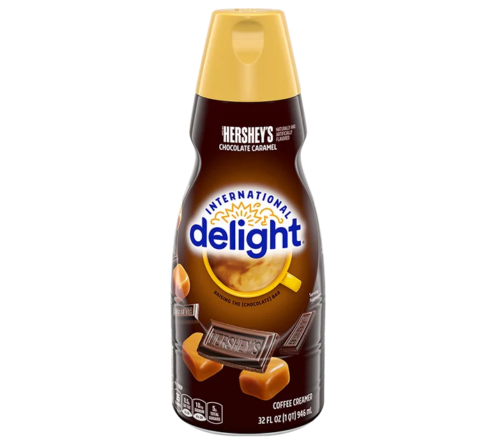 International Delight Coffee Creamer, Hershey Chocolate Caramel, 32oz