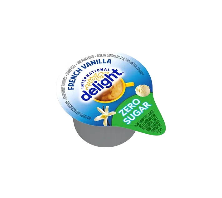 International Delight Coffee Creamer Single, French Vanilla Zero Sugar