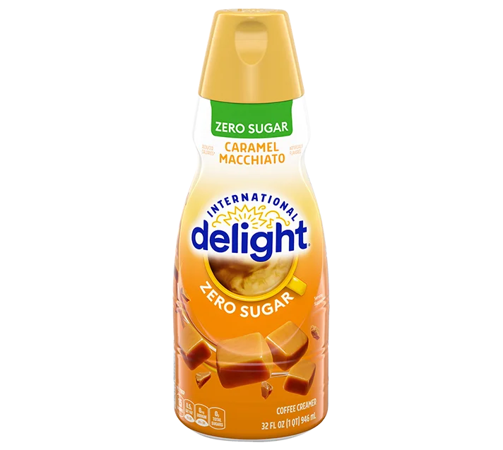 International Delight Coffee Creamer, Zero Sugar Caramel Macchiato