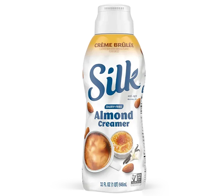 Silk Almond Creamer, Crème Brulee 32oz