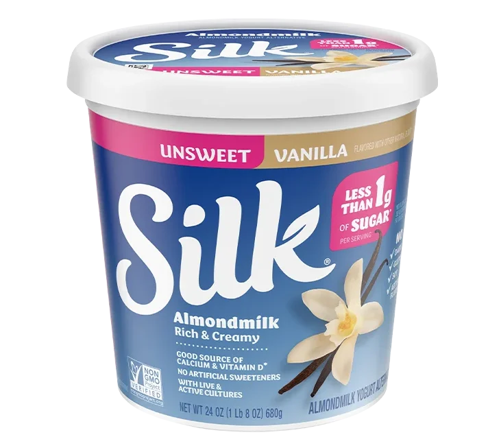 Silk Almondmilk Yogurt Alternative, Unsweetened Vanilla 24oz