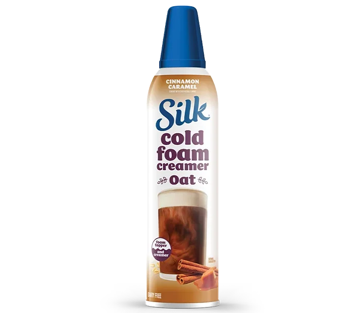Silk Oat Cold Foam Creamer, Cinnamon Caramel 14oz