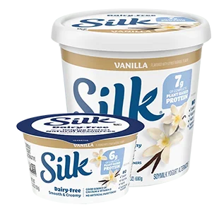 Silk Soymilk Yogurt Alternative, Vanilla, 5.3oz & 24oz