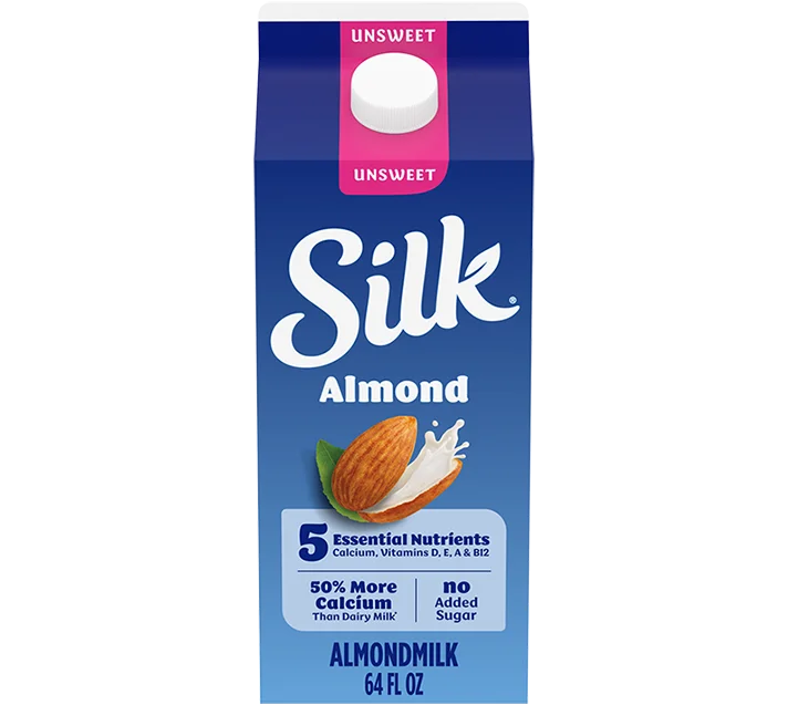 Silk Almondmilk, Unsweetened 64oz