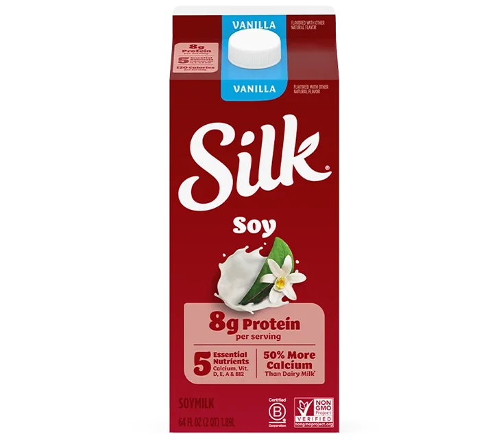 Silk Vanilla Soymilk 64oz
