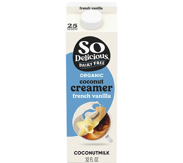 So Delicious Dairy Free Organic Coconutmilk Coffee Creamer | French Vanilla 32oz Wholesale