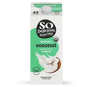 So Delicious Dairy-Free Organic Coconutmilk, Unsweetened Original, 64oz