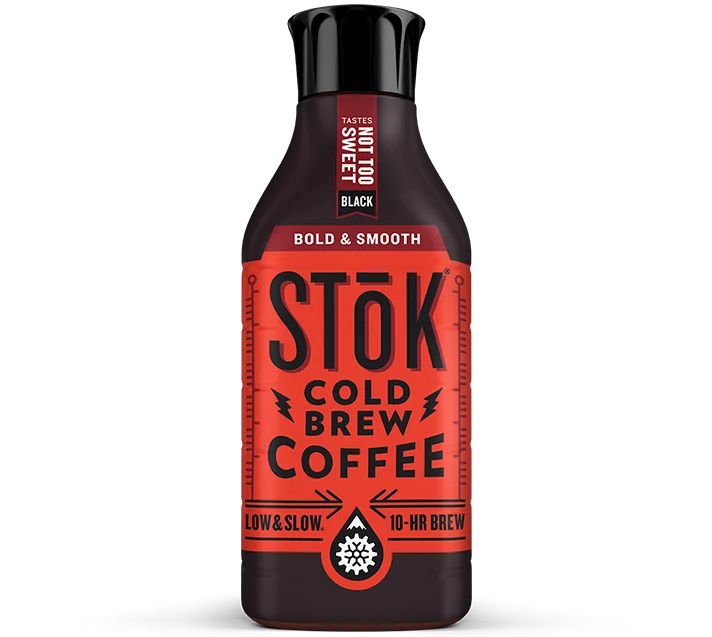 SToK Cold Brew Coffee, Black Not Too Sweet, 48oz