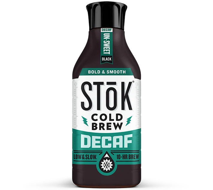 SToK Cold Brew Coffee, Decaf Unsweet 48oz