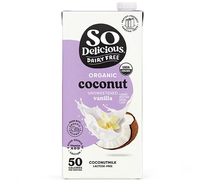 So Delicious Dairy-Free Aseptic Coconutmilk, Unsweetened Vanilla, 32oz